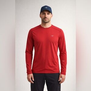 Arc'teryx Men’s Motus Crew Long Sleeve Crewneck Shirt - Size Medium